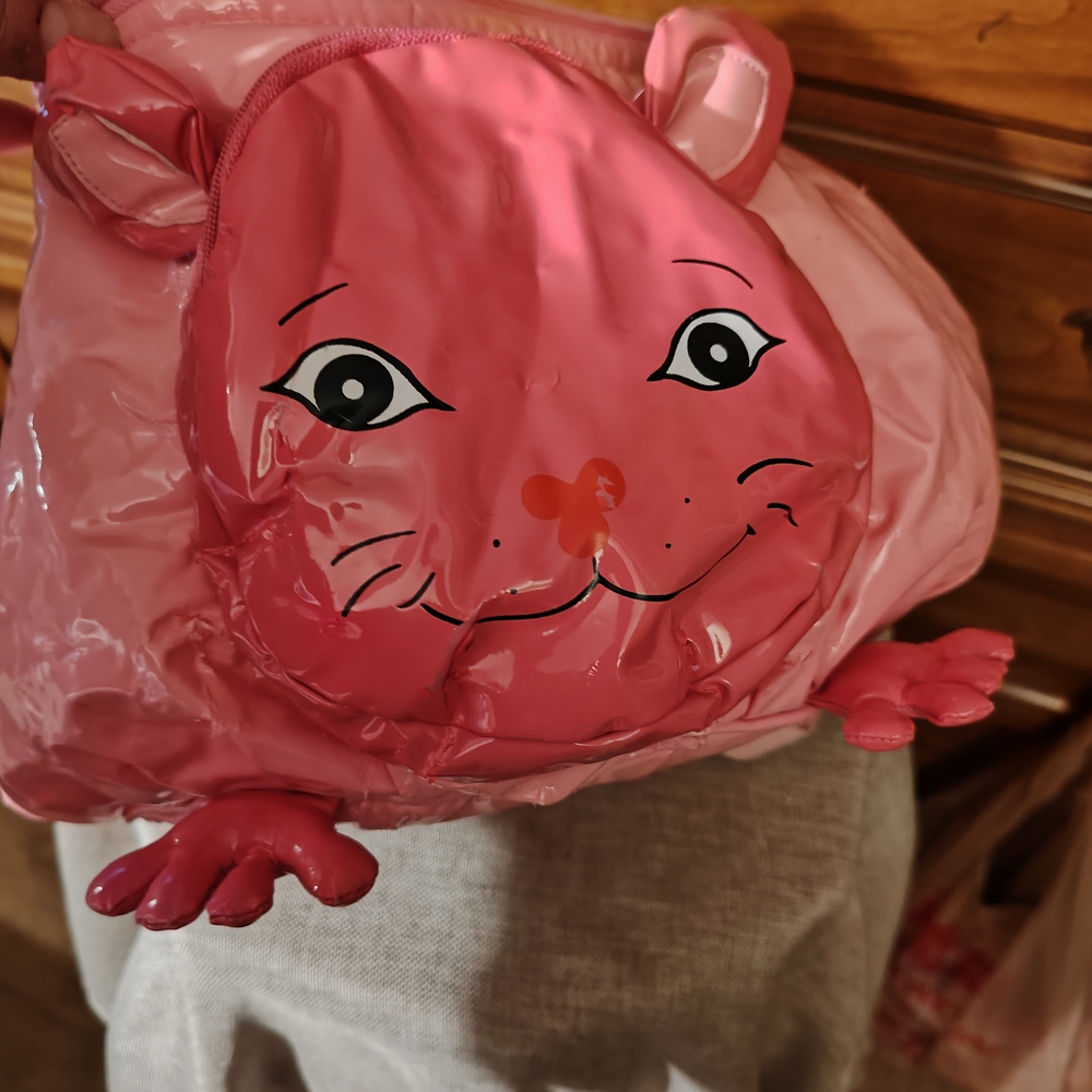 Pink Animal Face Backpack
